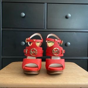 Michael Kors Heels Tangerine